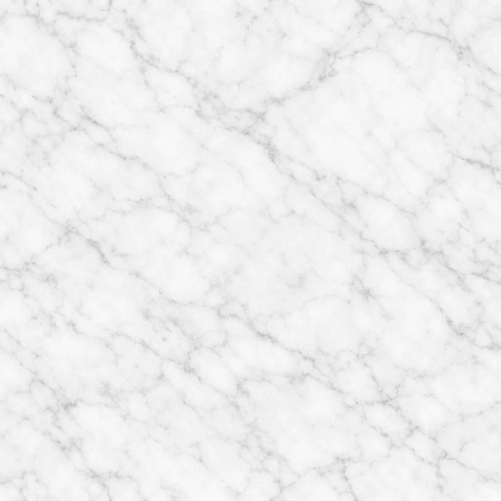 Creation by freeimg: Marble texture, seamless tileable surface, white marble with subtle gray veining, polished finish, flat top-down view, uniform lighting, high resolution