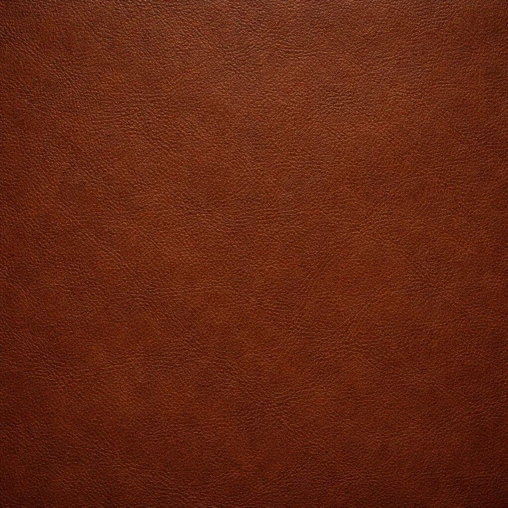 Creation by freeimg: Leather texture, seamless tileable surface, smooth natural leather grain, rich brown tone, flat top-down view, uniform lighting, high resolution, realistic material